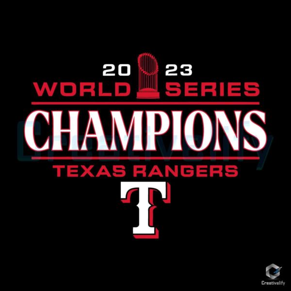 Texas Rangers 2023 Baseball World SVG File