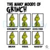 the-many-moods-of-grinch-svg-cutting-digital-file