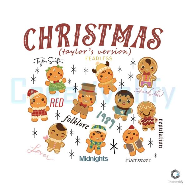 Christmas Taylors Version Albums PNG File