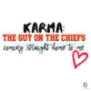 Swiftie Karma The Guy On The Chiefs SVG
