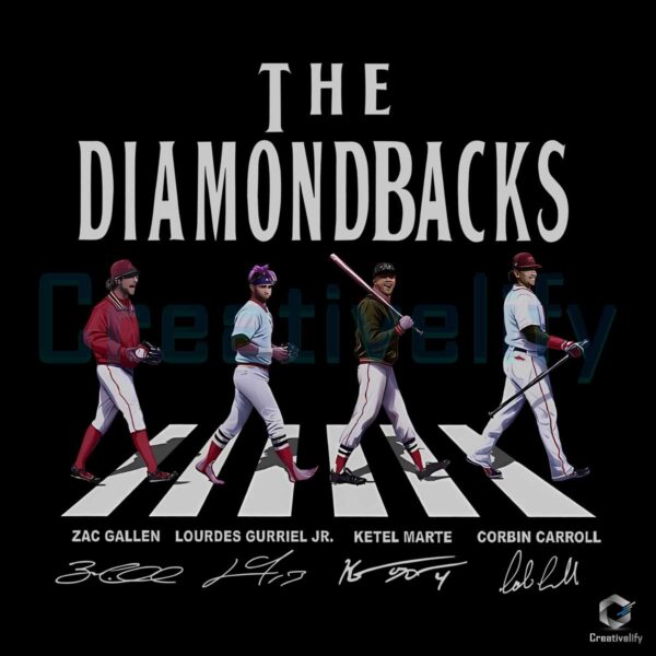 The Diamondbacks Players Walking PNG File