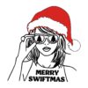 Merry Swiftmas Santa Christmas SVG File