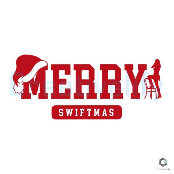 Merry Swiftmas Vintage SVG File For Cricut