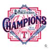 Texas Rangers 2023 Baseball World Series SVG