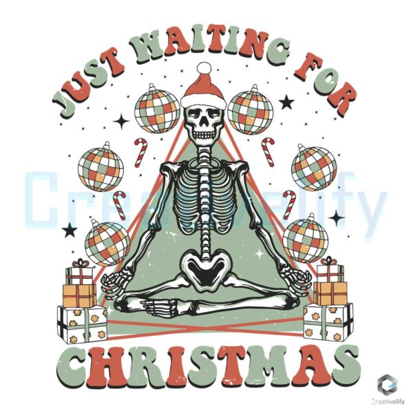 just-waiting-for-christmas-disco-ball-svg-digital-file