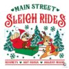 Main Street Sleigh Rides Chip And Dale SVG