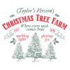 Taylor Version Christmas Tree Farm SVG File