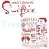 Santas Favorite Swiftie Christmas SVG File