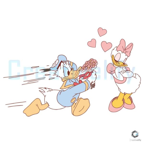 disney-donald-duck-and-daisy-valentine-svg