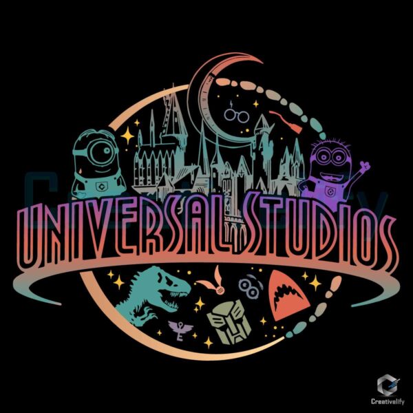 Disneyland Universal Studios SVG File Design
