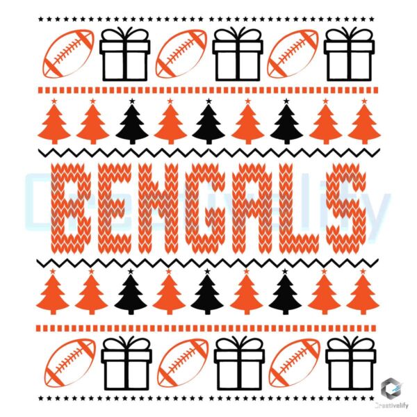 retro-bengals-football-christmas-svg
