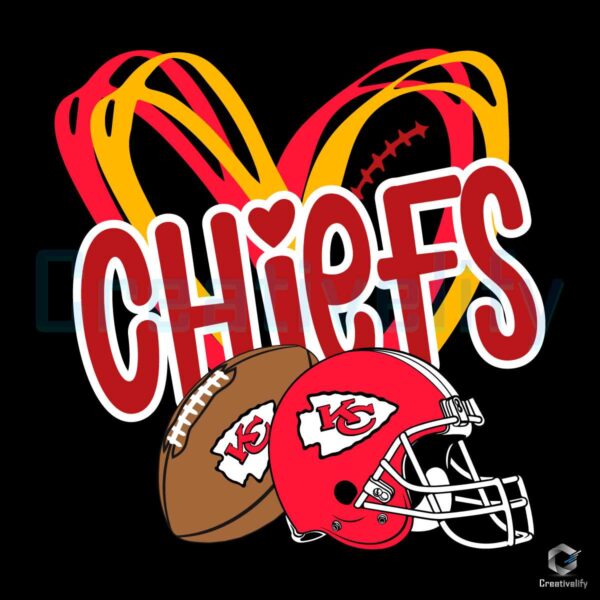 kansas-city-chiefs-football-heart-helmet-svg