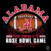 Alabama Playoff Rose Bowl 2024 Football SVG