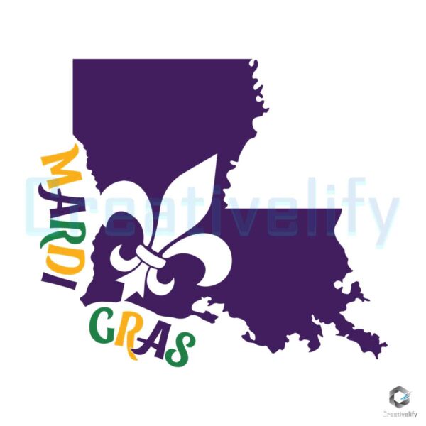 louisiana-mardi-gras-american-map-svg