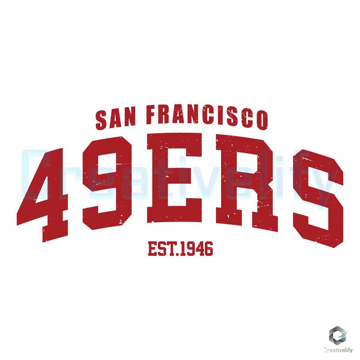 San Francisco Est 1946 SVG 49ers Football Vintage File - CreativeLify