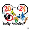 Disney Family Vacation 2024 SVG File Digital