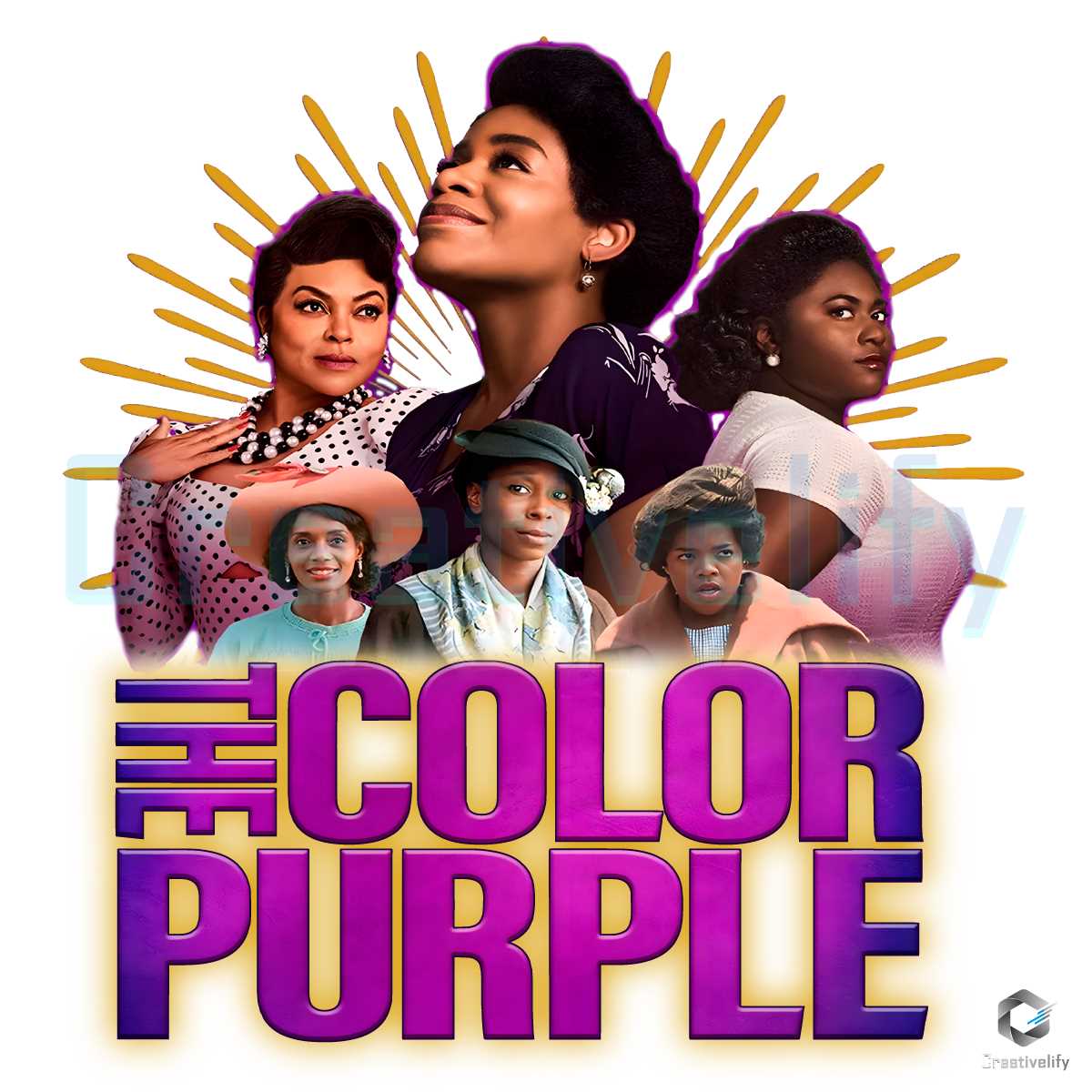 The Color Purple 2023 PNG Musical Movie File Design CreativeLify