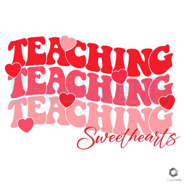 Teaching Sweethearts Valentine SVG File