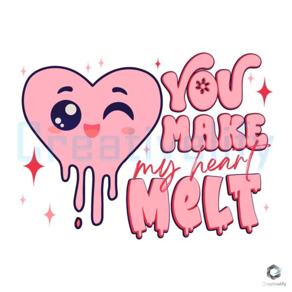 cute-you-make-my-heart-melt-svg