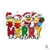 Merry Christmas Minions Movie PNG File