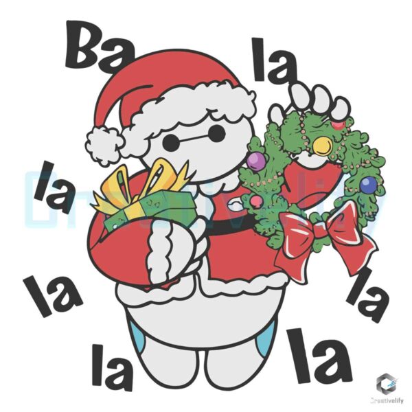 Ba Lalala Santa Big Hero Christmas SVG
