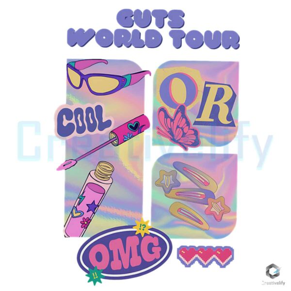 Olivia Rodrigo Guts World Tour PNG File