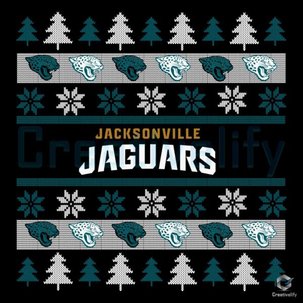 Jacksonville Jaguars Ugly Xmas Sweater SVG
