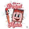 We Are A Perfect Match Valentine SVG