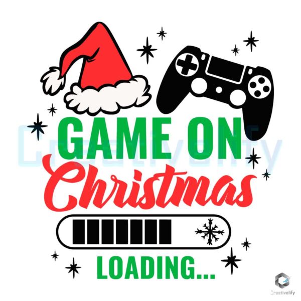 game-on-christmas-loading-svg