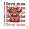 valentine-highland-cow-western-i-love-you-png