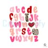 ABC I Love You Alphabet Valentine PNG File