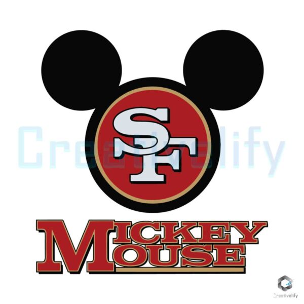 mickey-mouse-san-francisco-49ers-svg