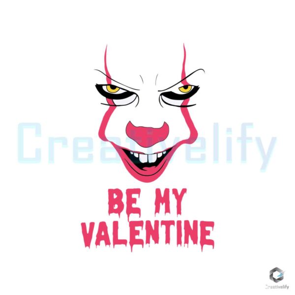 Be My Valentine Horror Character SVG