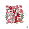 One Loved Teacher Leopard Lightning Bolt PNG