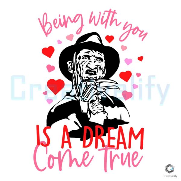 Being With You Freddy Krueger SVG File