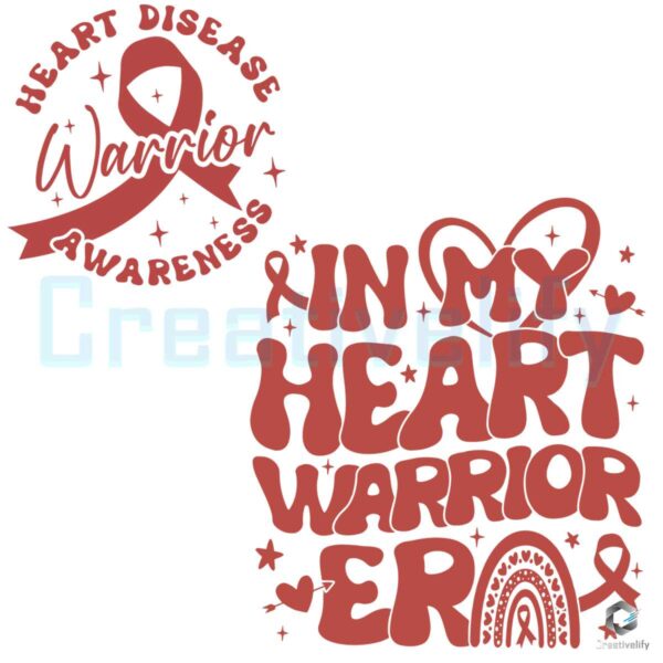 red-ribbon-in-me-heart-warrior-era-svg