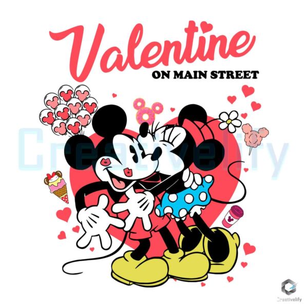 Valentine On Main Street 90s Disney PNG