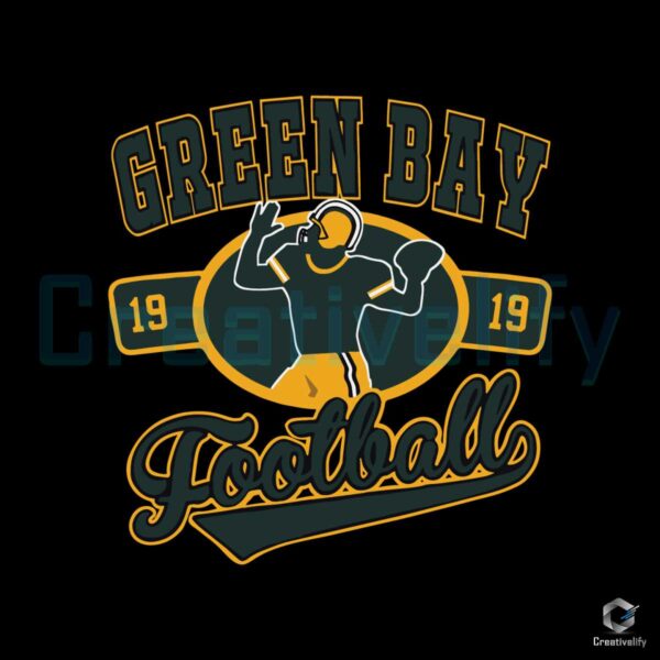 green-bay-football-1919-player-svg