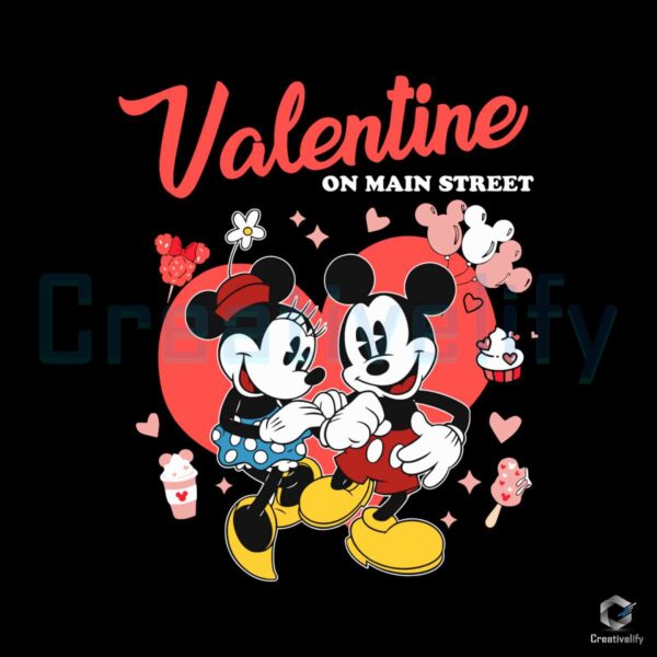 Valentine On Main Street Disney Lover SVG
