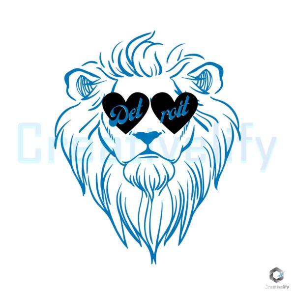 valentine-detroit-lions-heart-shaped-eyeglasses-svg