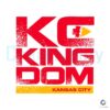 KC Kingdom Chiefs Football SVG File Digital