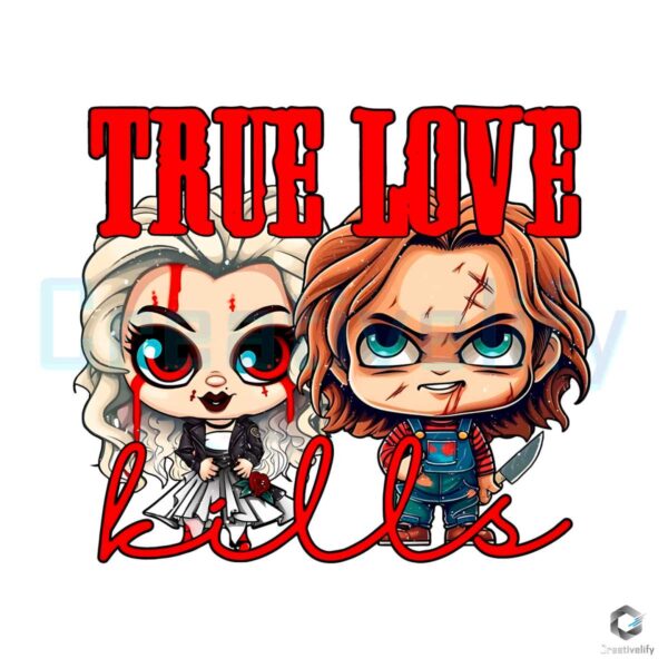 True Love Chucky and Tiffany PNG File