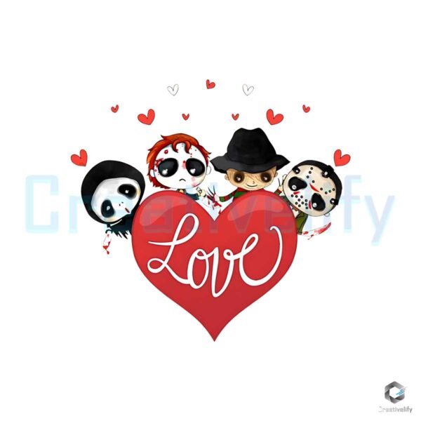 Love Horror Movies Valentine PNG