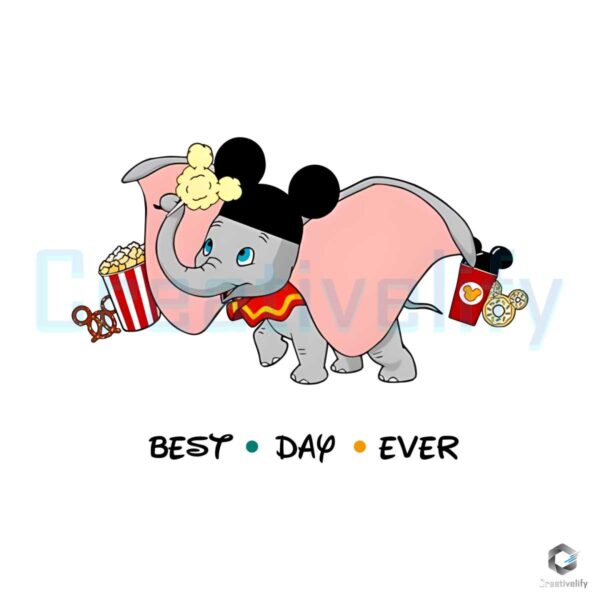 Best Day Ever Disneyland Dumbo PNG File