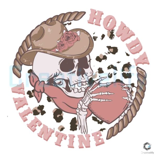 vintage-howdy-valentine-skull-skeleton-svg