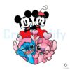 mickey-minnie-and-stitch-angel-heart-png