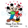 Happy Ever After Mickey Minnie 2024 SVG