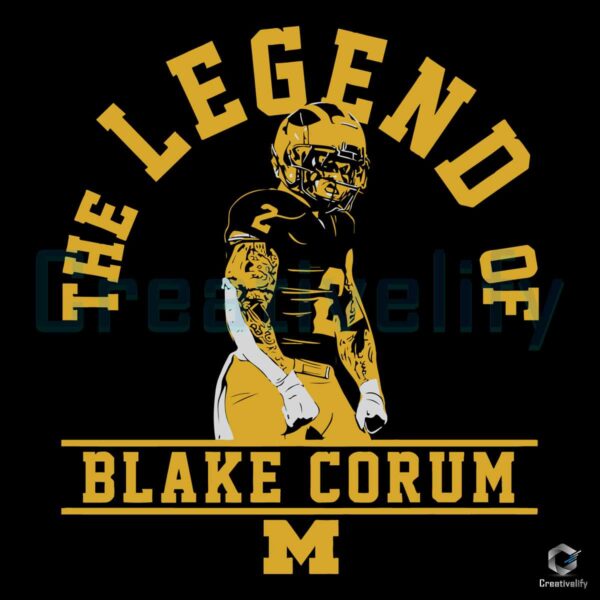 michigan-football-the-legend-of-blake-corum-svg