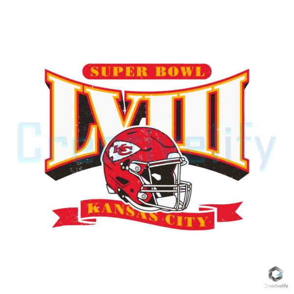 super-bowl-lviii-kansas-city-chiefs-helmet-svg