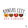 Kansas City Chiefs Heart Red Kingdom SVG